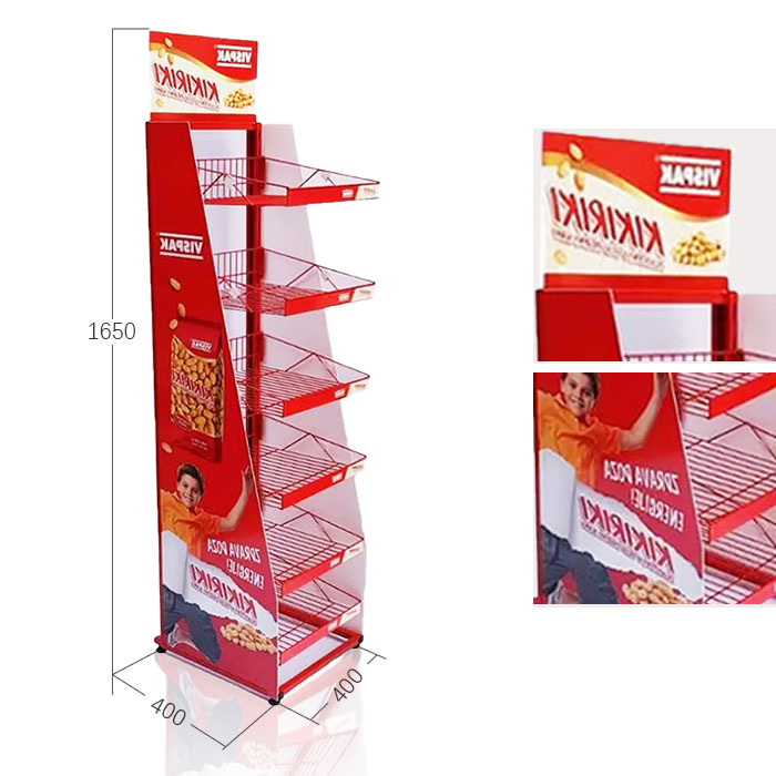 Chips Rack Display for Sale with Floor Options and Wire Stand