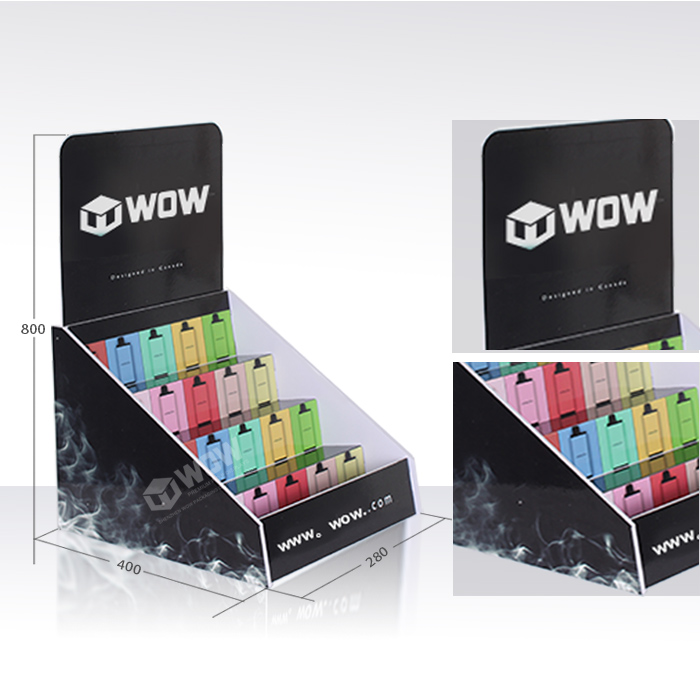 E Vape PVC Countertop Retail Display Stand