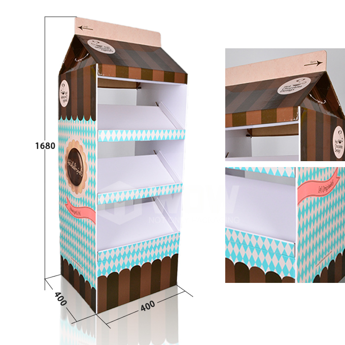 Cardboard Floor Standing Display Units for Dairy Milk Chocolate