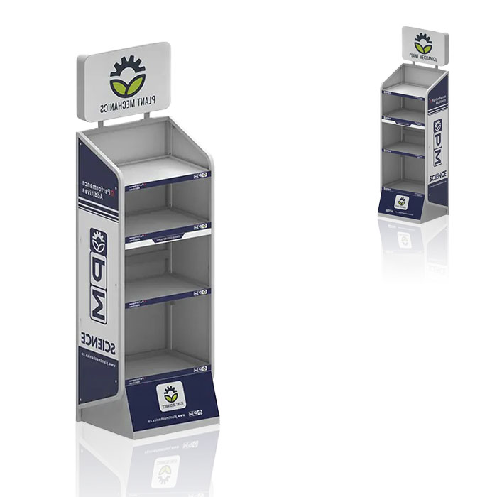 Seed Packet Display Rack with FSDU Units and Metal Display Shelving