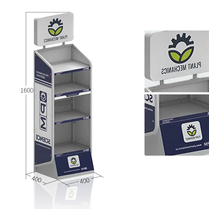 Seed Packet Display Rack with FSDU Units and Metal Display Shelving