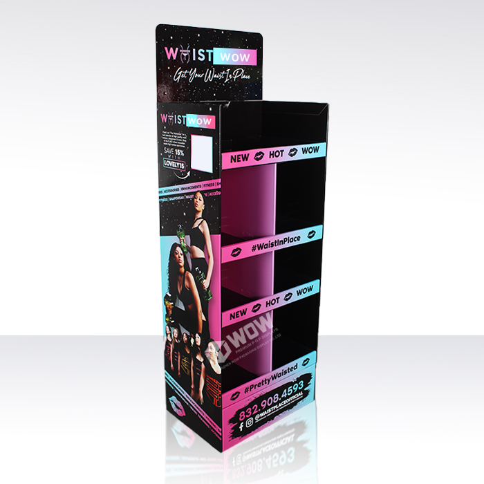 Custom Cardboard Floor Displays for Beverage Products