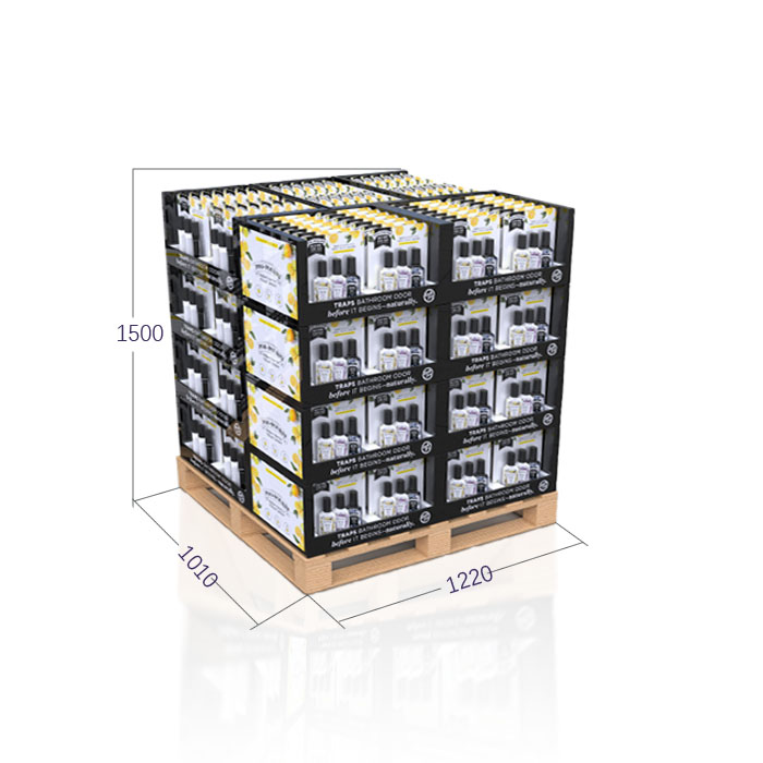 Corrugated Pallet Cardboard Lip Balm Display for Costco