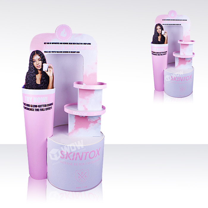 Custom Corrugated Display Stands for Cosmetics