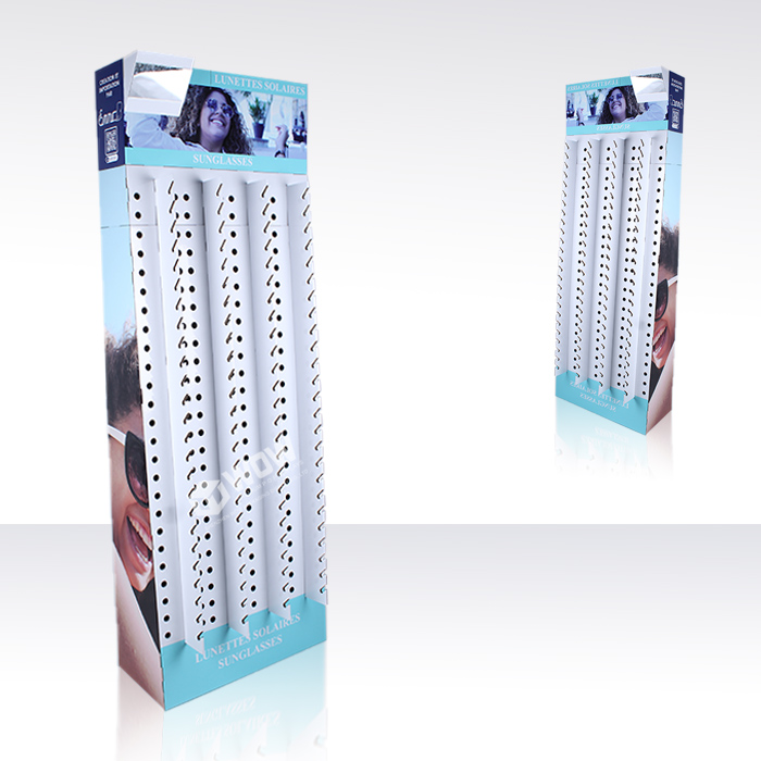 Cardboard Sunglasses Floor Display Rack