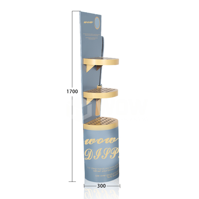 Cardboard Cosmetic Display Stands for Retail Shops