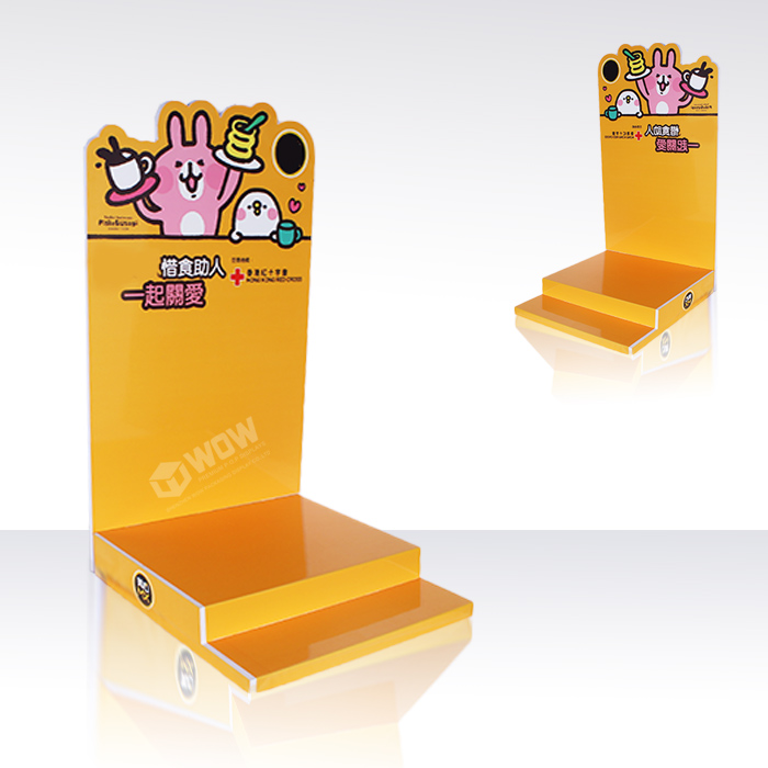 Foamboard Countertop Retail Display Stand for Snacks