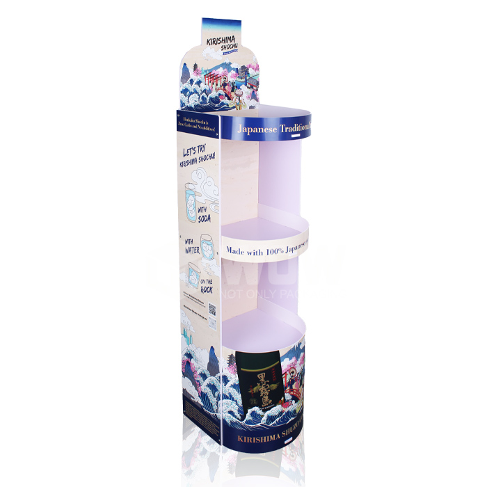 Creative 3-Tier PVC Rack Display for Wine