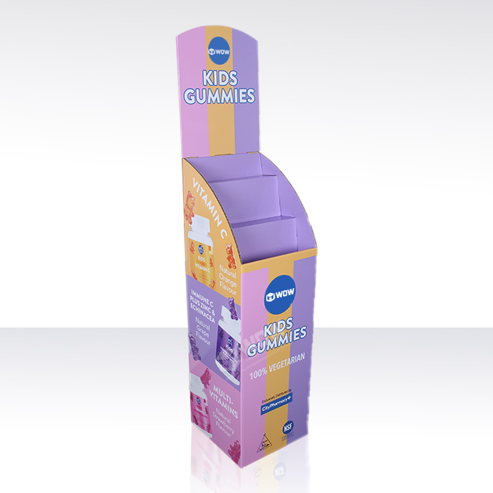 Cardboard Display Bins for Supplements