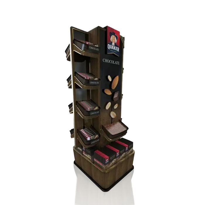 Chocolate Display Stands Designed for Floor Standing Use