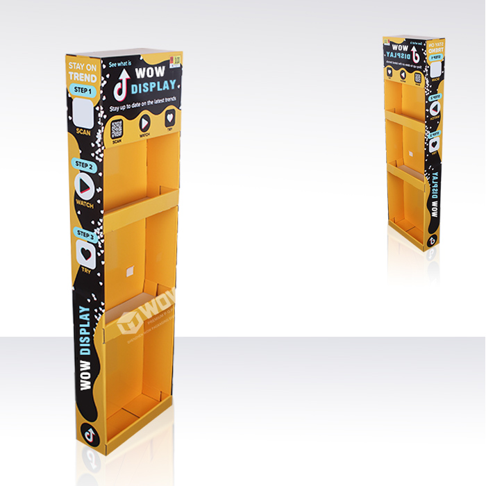 Creative Cardboard Sidekick Display Stand for Retail