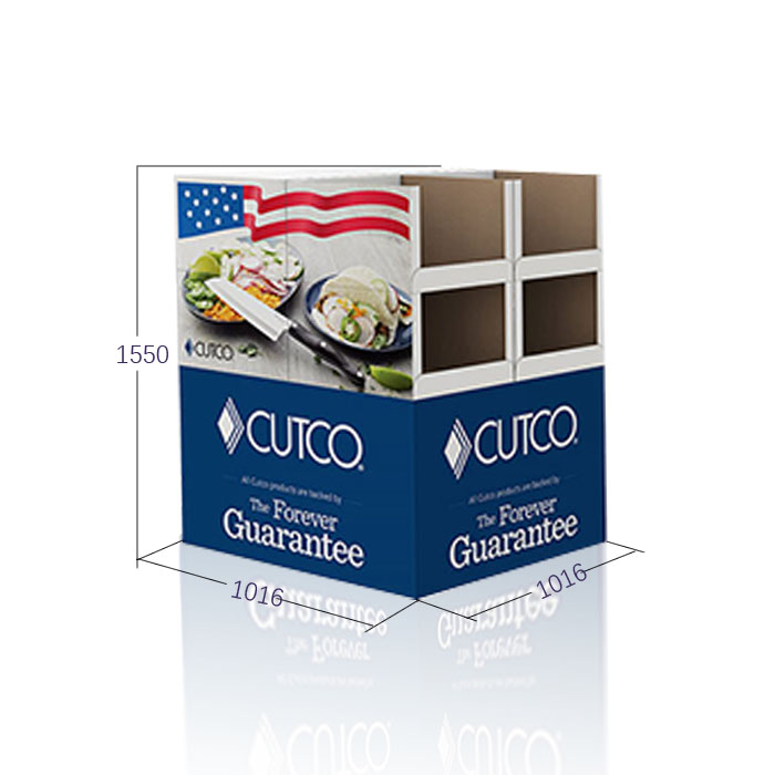 Kitchenware Pallet Dump Bin with Corrugated Shipper Displays for Costco