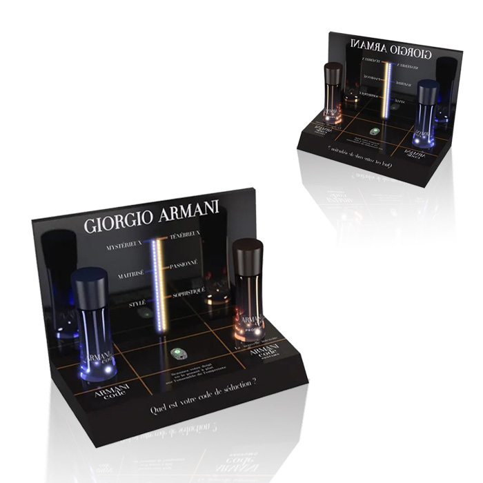 Small Acrylic Perfume Shelf Display Rack for Countertops