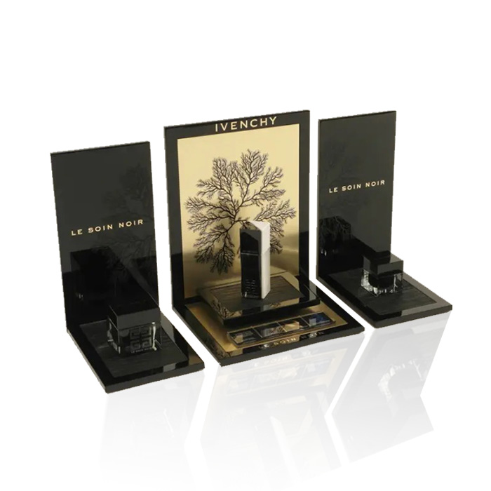 Acrylic Beauty Product Display Stand with Custom Countertop Design