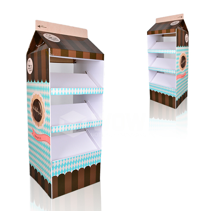 Cardboard Floor Standing Display Units for Dairy Milk Chocolate