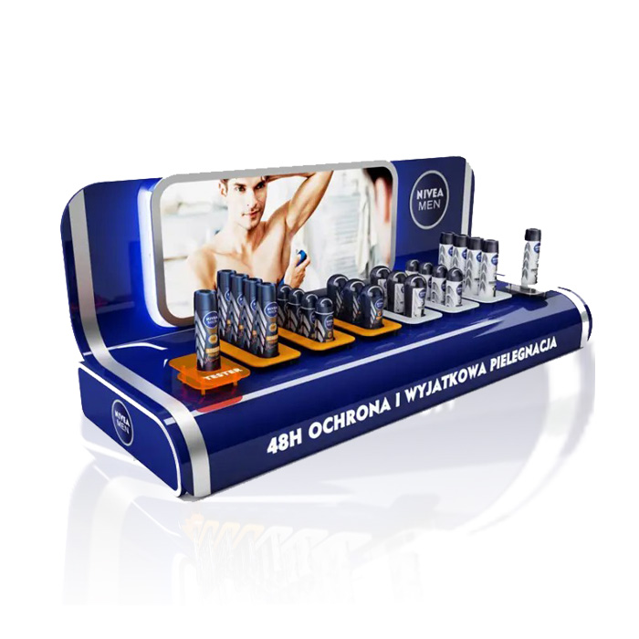 Counter Top Display Stand with Acrylic Cosmetic Display for Retail