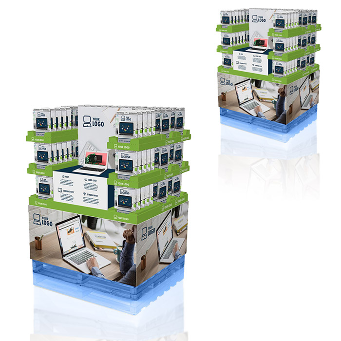 PDQ Pallet Mobile Phone Accessories Display Rack for Costco Kiosks