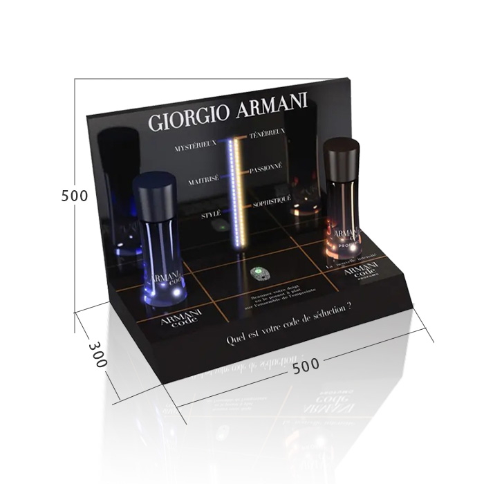 Small Acrylic Perfume Shelf Display Rack for Countertops