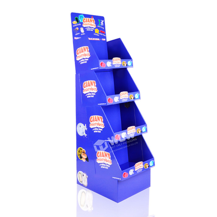 Corrugated Floor POP Retail Display Stands for Dolls
