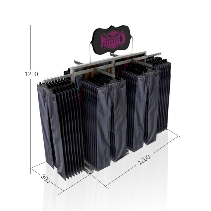 Clothing Racks for Retail Stores with Display Rack on Wheels