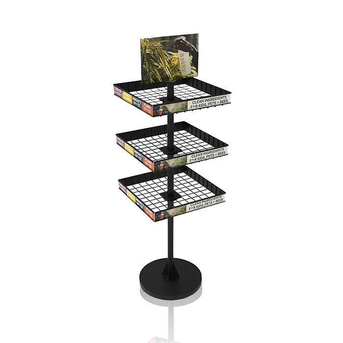 Pet Shop Display Units with Floor Standing Rack and Wire Shelves