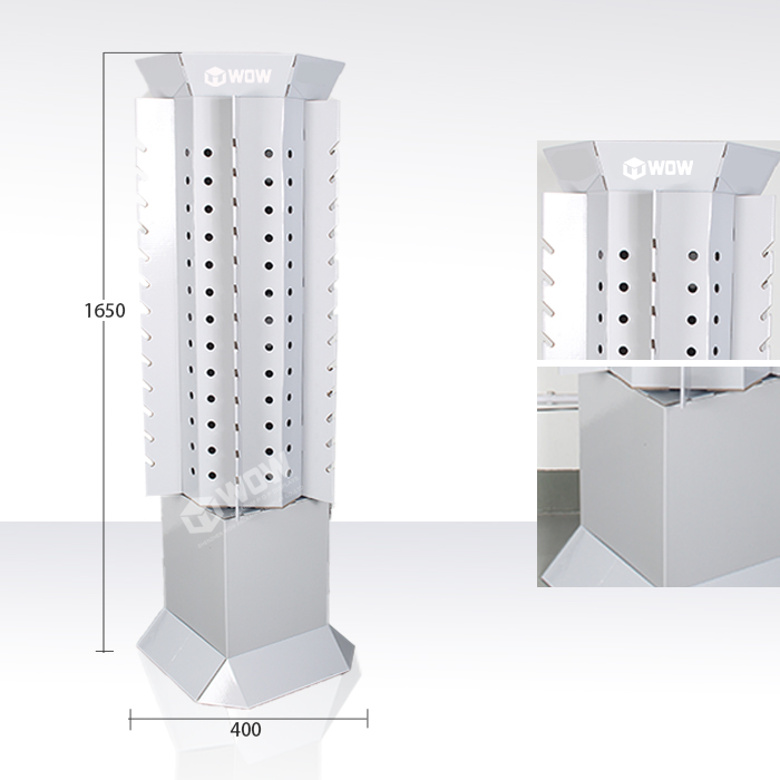 Rotating Sunglass Display Stand with Corrugated Retail Solutions