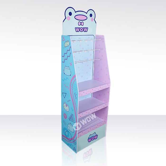 PVC Makeup Display Stand with Hooks