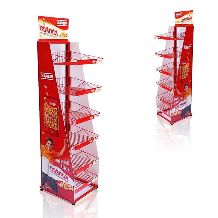 Chips Rack Display for Sale with Floor Options and Wire Stand
