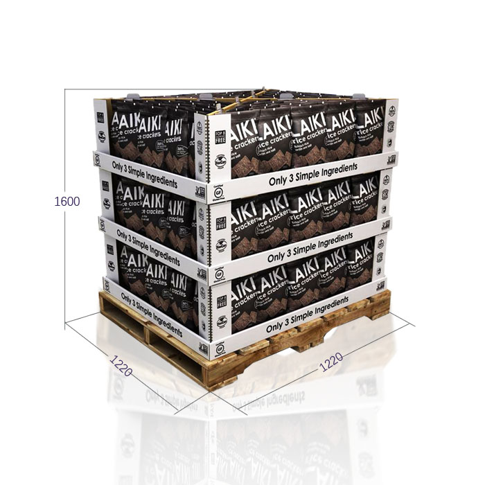 Coffee Bean Cardboard Pallet Display for Sam's Club