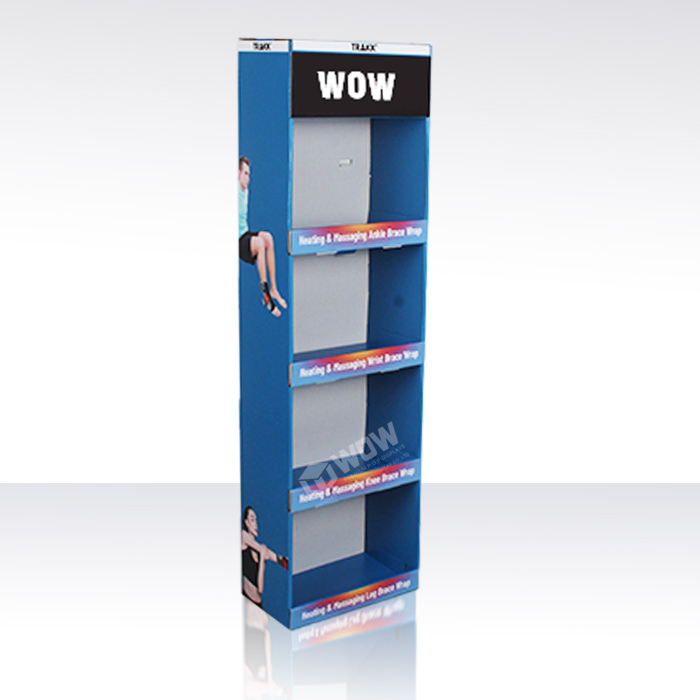 Corrugated Powerwing Display Rack for Sports Shop