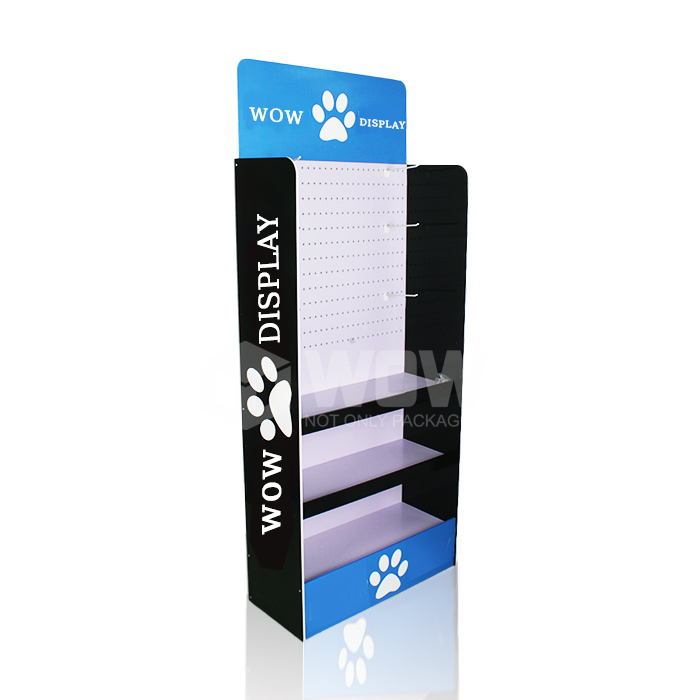 Retail PVC Floor Display Rack for Dog Food