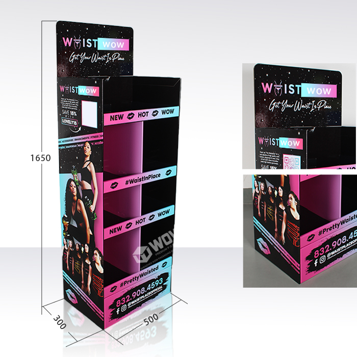 Custom Cardboard Floor Displays for Beverage Products