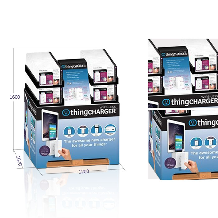Cardboard Display Supplier for Power Bank on Sam's Club Pallet Store