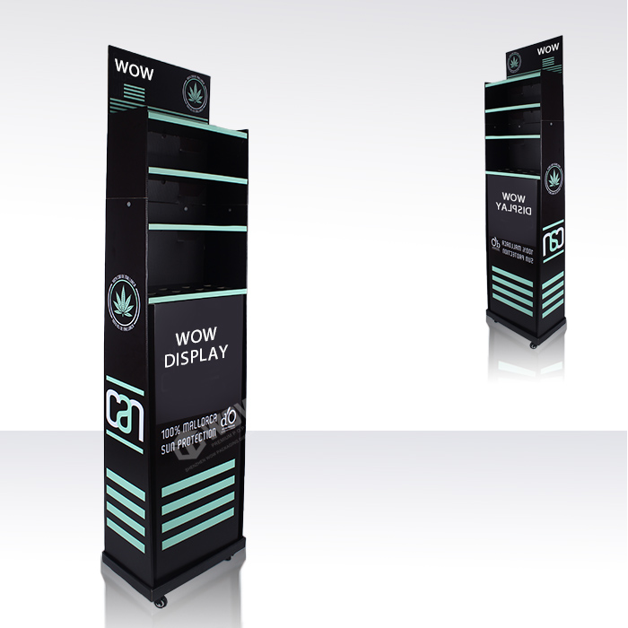 CBD Display Stand with Wheels for Tobacco Store Display