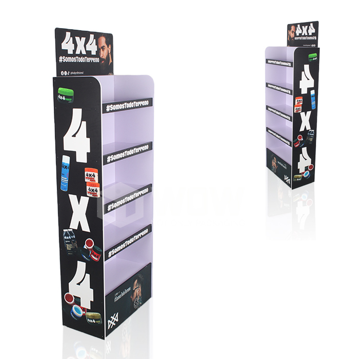 PVC 5-Tier Shelf Display Rack for Razors