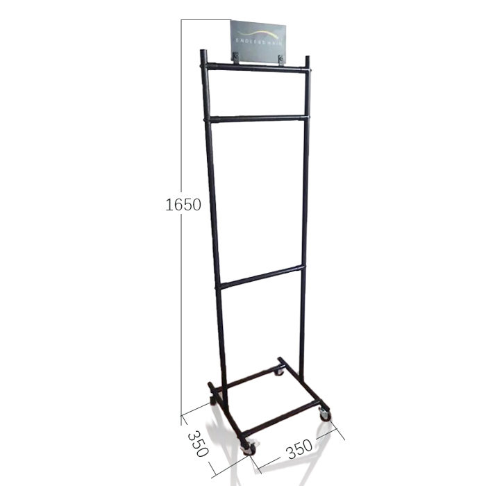 Retail Store Clothing Display Racks with Floor Stand
