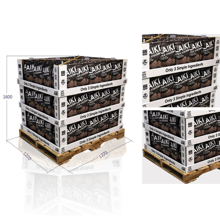 Coffee Bean Cardboard Pallet Display for Sam's Club