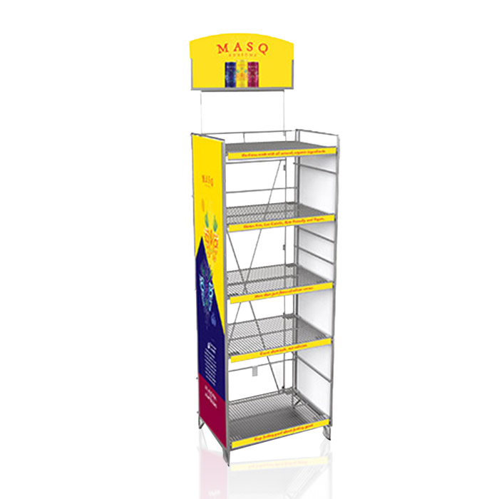 Soda Pop Displays with Metal FSDU and POP Retail Solution