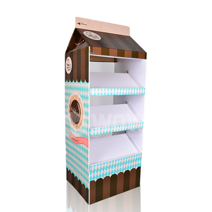 Cardboard Floor Standing Display Units for Dairy Milk Chocolate