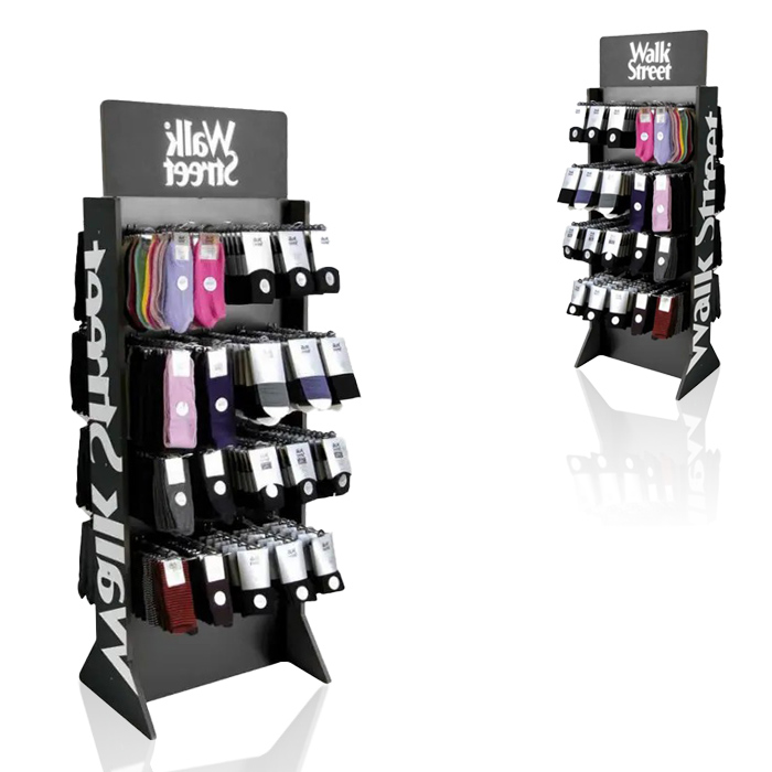 Retail Sock Display Rack with Hanging Rack and Metal Store Racks