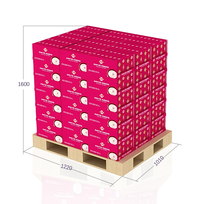Corrugated Pallet Biscuit Display Stand for Walmart Store Displays
