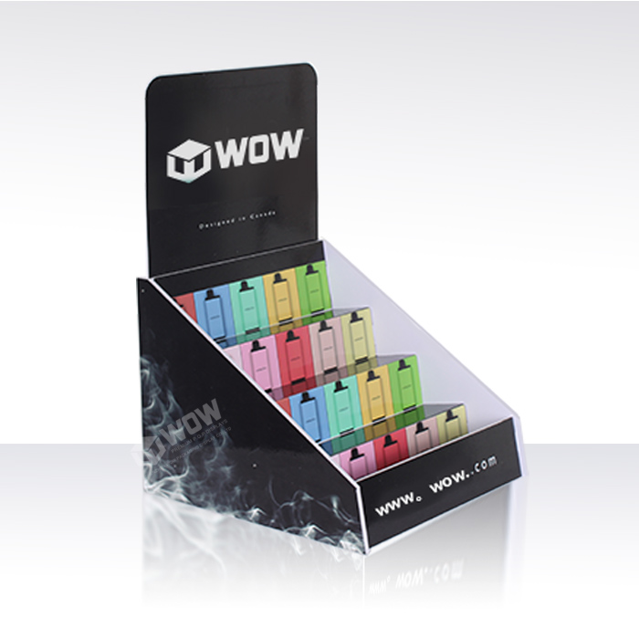 E Vape PVC Countertop Retail Display Stand