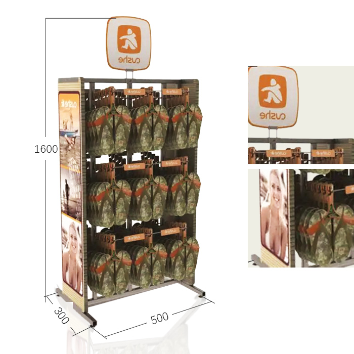 Flip Flop Display Stands with Point of Sale Hanging Display