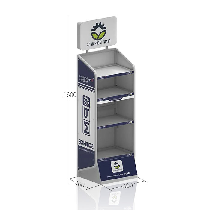 Seed Packet Display Rack with FSDU Units and Metal Display Shelving