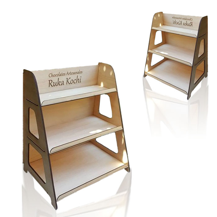 Chocolate Bar Display Rack for Retail Floor Use