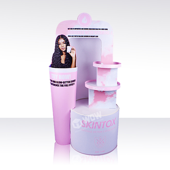 Custom Corrugated Display Stands for Cosmetics
