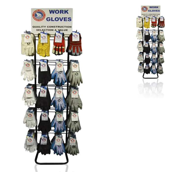Golf Glove Display with Hanging Stand and Wire POP Displays