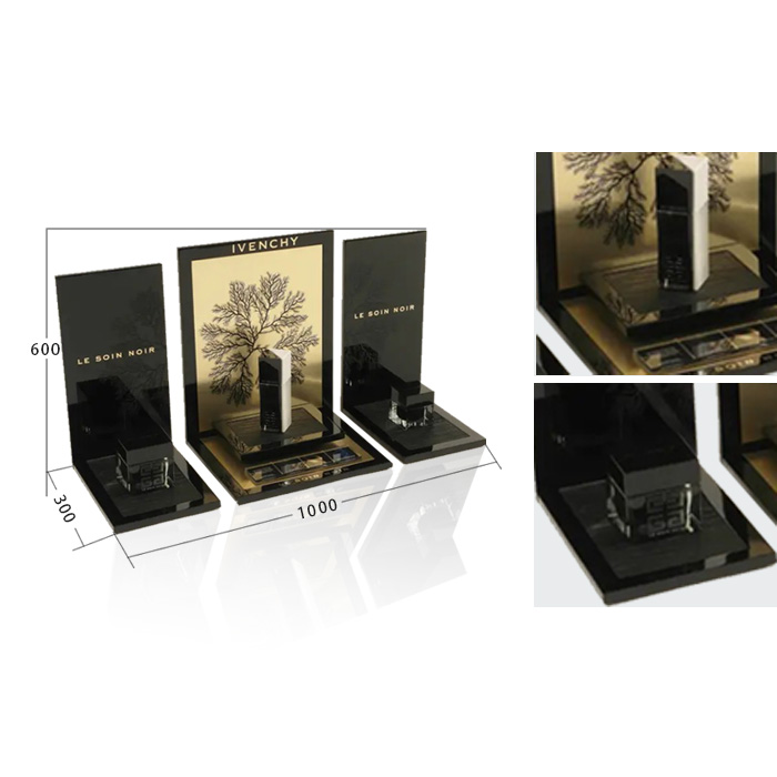 Acrylic Beauty Product Display Stand with Custom Countertop Design