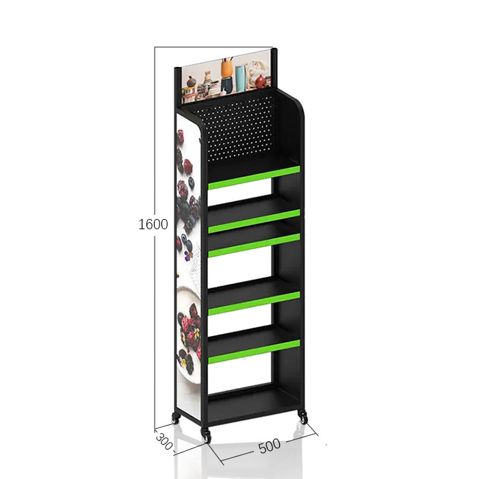 Retail Mug Display with POP Floor and Steel Shelving
