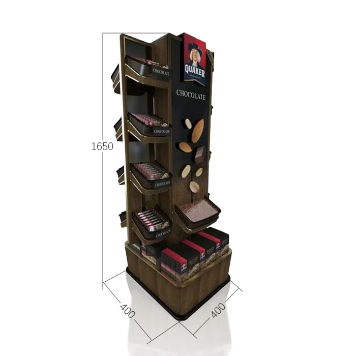Chocolate Display Stands Designed for Floor Standing Use